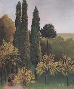 Henri Rousseau Landscape in Buttes-Chaumont china oil painting reproduction